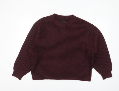 Womens UK Size M ASOS Design Brown Pullover Jumper