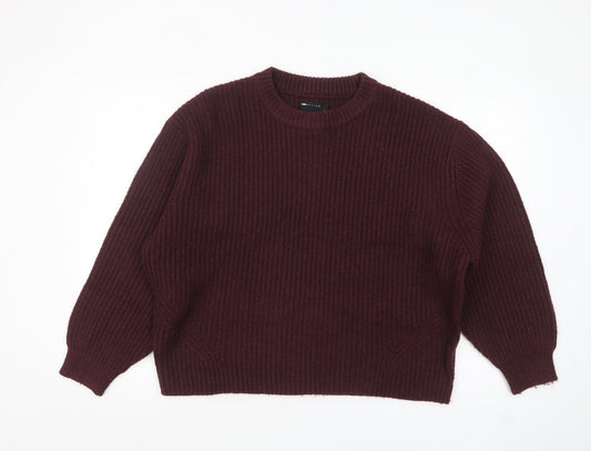 Womens UK Size M ASOS Design Brown Pullover Jumper