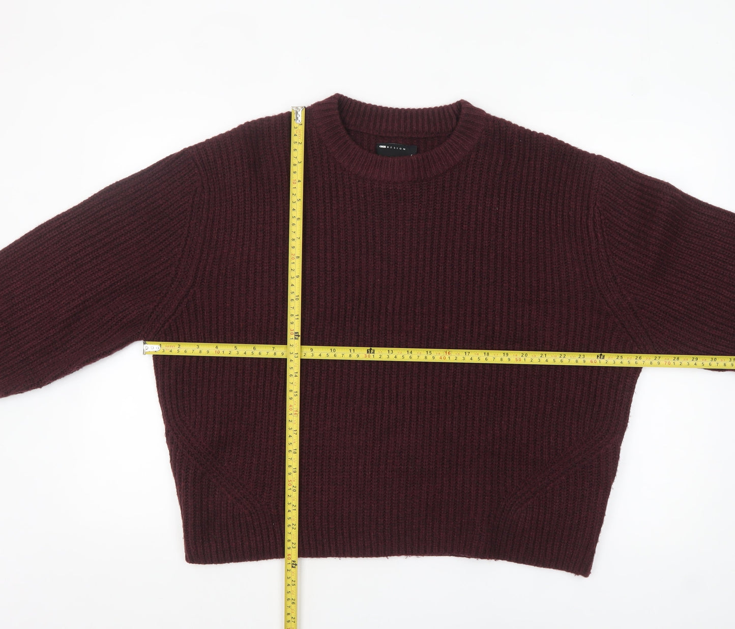 Womens UK Size M ASOS Design Brown Pullover Jumper