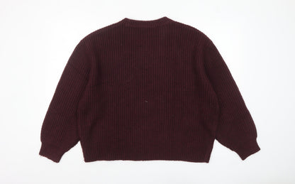 Womens UK Size M ASOS Design Brown Pullover Jumper