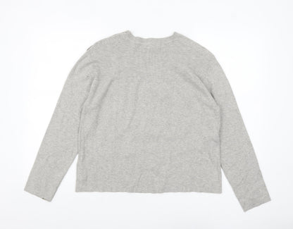 Womens UK Size M Marks and Spencer Grey Pullover Jumper