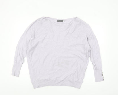 Womens UK Size 12 Mint Velvet Ivory Pullover Jumper