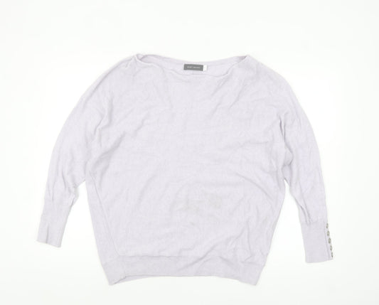 Womens UK Size 12 Mint Velvet Ivory Pullover Jumper