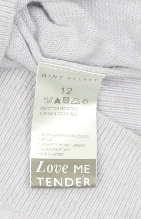 Womens UK Size 12 Mint Velvet Ivory Pullover Jumper