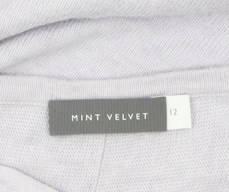 Womens UK Size 12 Mint Velvet Ivory Pullover Jumper