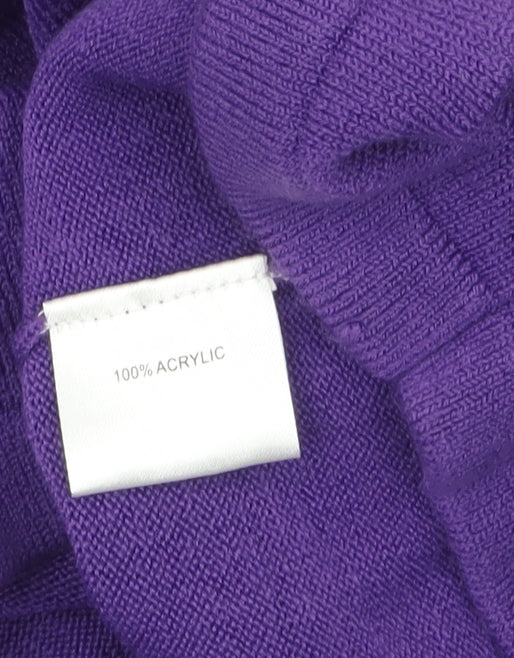 Womens UK Size 26/28 Yours Purple Pullover Jumper