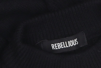 Womens UK Size S Rebellious Bodycon Dress