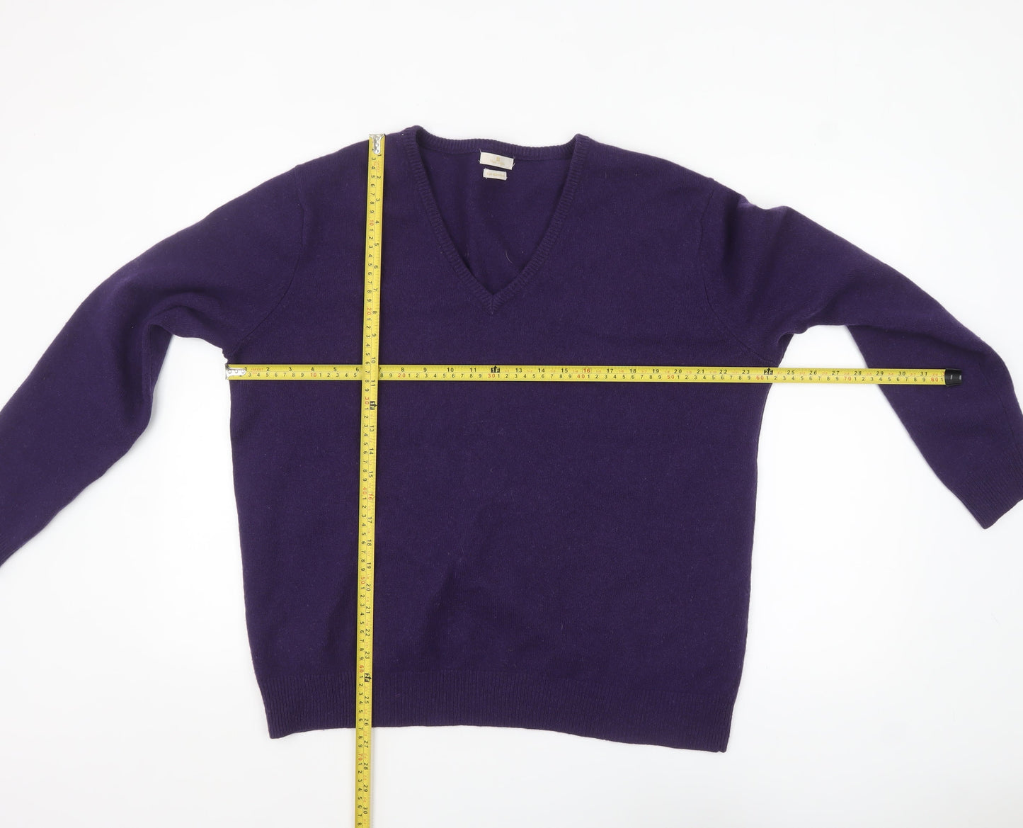 Mens UK Size XL Munrospun Purple Pullover Jumper