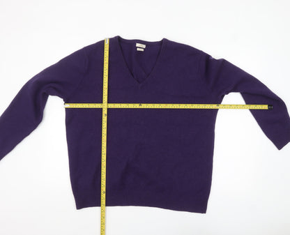 Mens UK Size XL Munrospun Purple Pullover Jumper