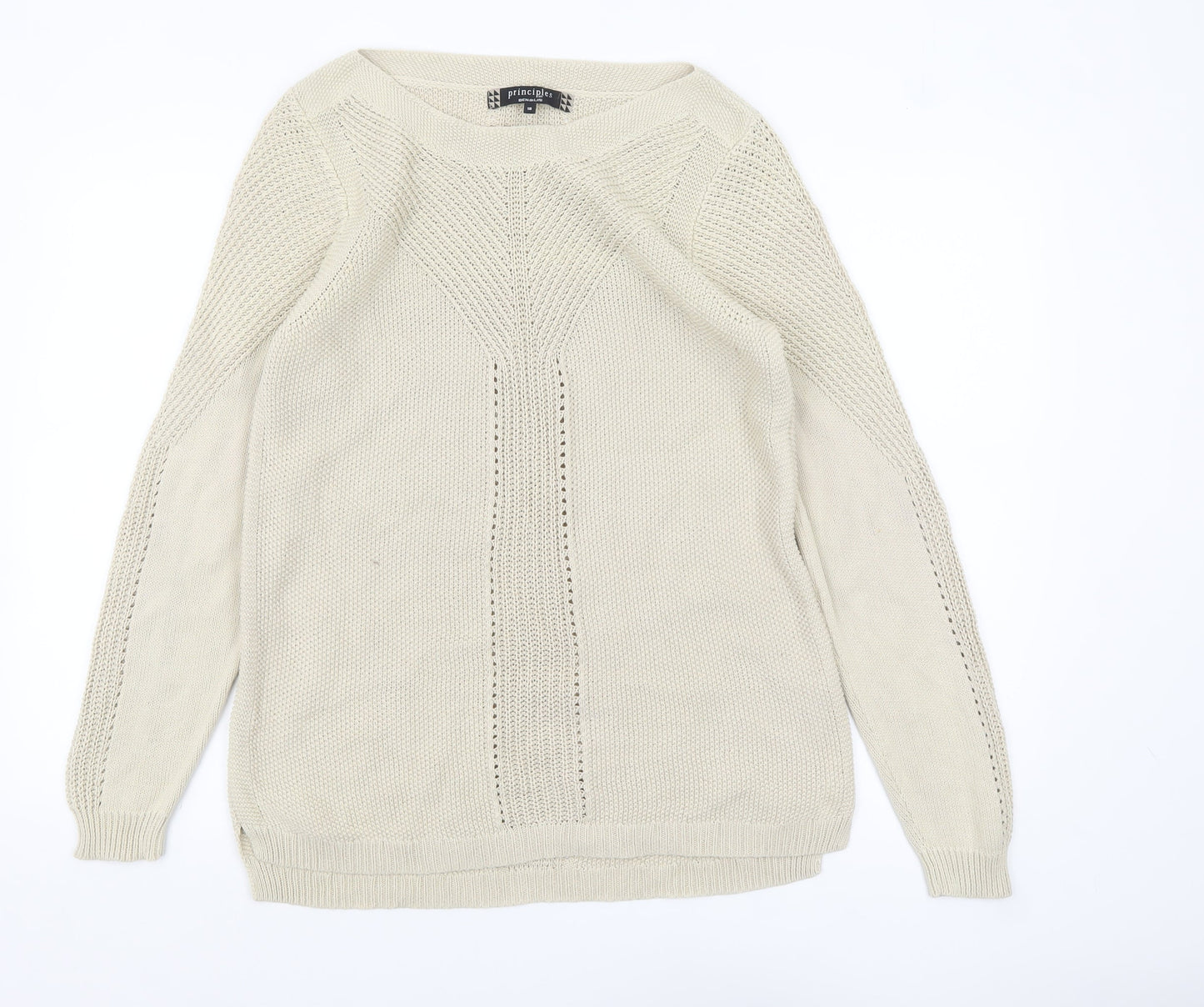 Womens UK Size 18 Principles by Ben de Lisi Beige Pullover Jumper