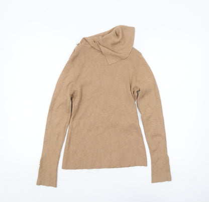 Womens UK Size 12 Lipsy Beige Pullover Jumper