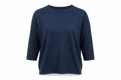 Womens UK Size S Saint Tropez Blue Pullover Jumper