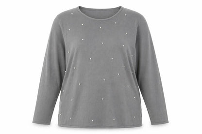 Womens UK Size 20 Bonmarché Grey Pullover Jumper