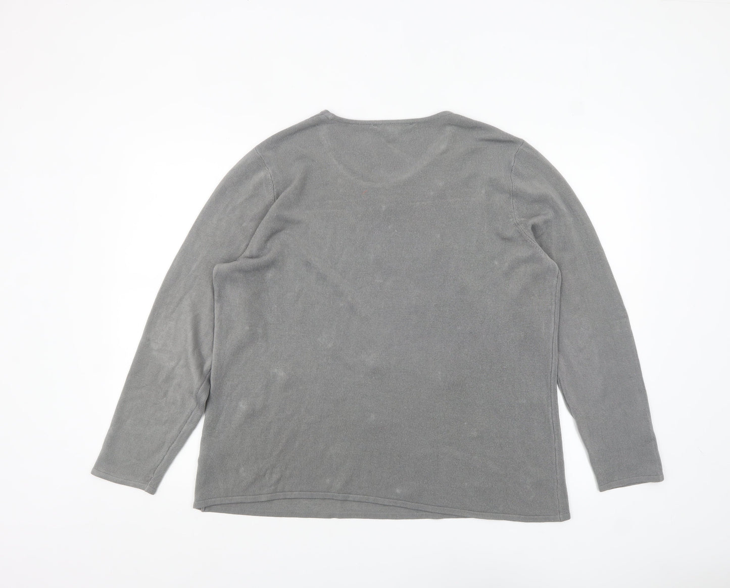 Womens UK Size 20 Bonmarché Grey Pullover Jumper