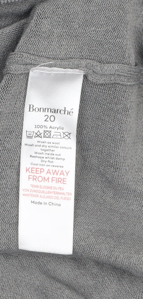 Womens UK Size 20 Bonmarché Grey Pullover Jumper