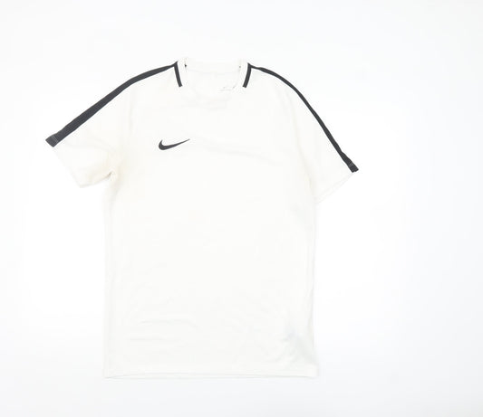 Mens UK Size M Nike White FootballGym & TrainingRunning & Jogging T-Shirt