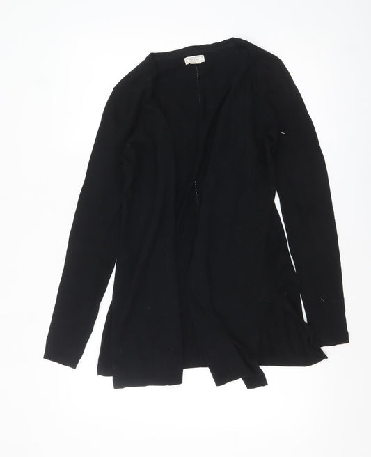 Womens UK Size 8 Fat Face Black Cardigan Jumper