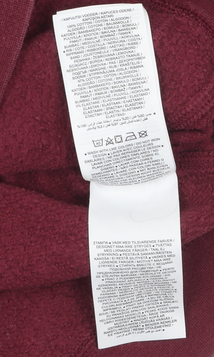 Boys UK Size 13-14 Years Nike Red Pullover Hoodie