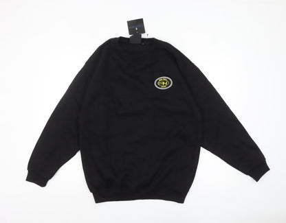 Mens UK Size M Fastrack Black Pullover Sweatshirt