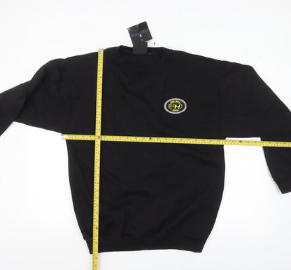 Mens UK Size M Fastrack Black Pullover Sweatshirt