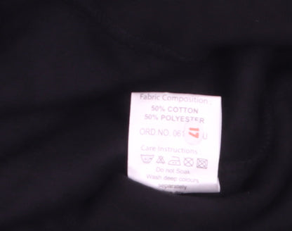 Mens UK Size M Fastrack Black Pullover Sweatshirt