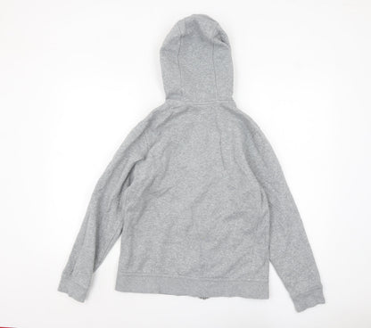 Boys UK Size XL Nike Grey Full Zip Hoodie