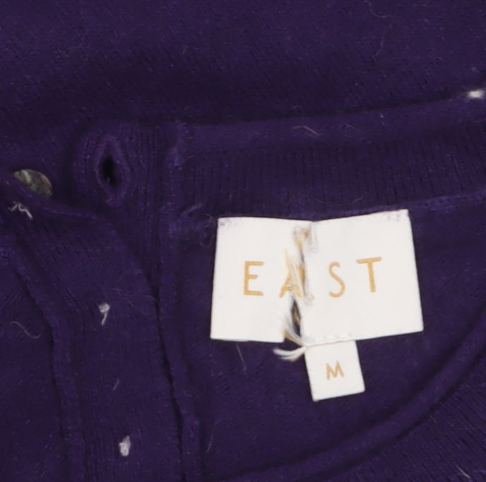 Womens UK Size M EAST Purple Pullover Jumper