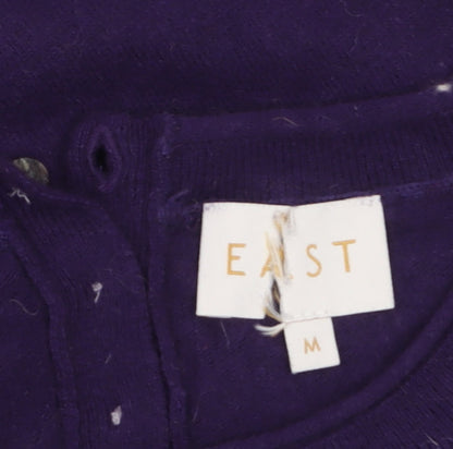 Womens UK Size M EAST Purple Pullover Jumper