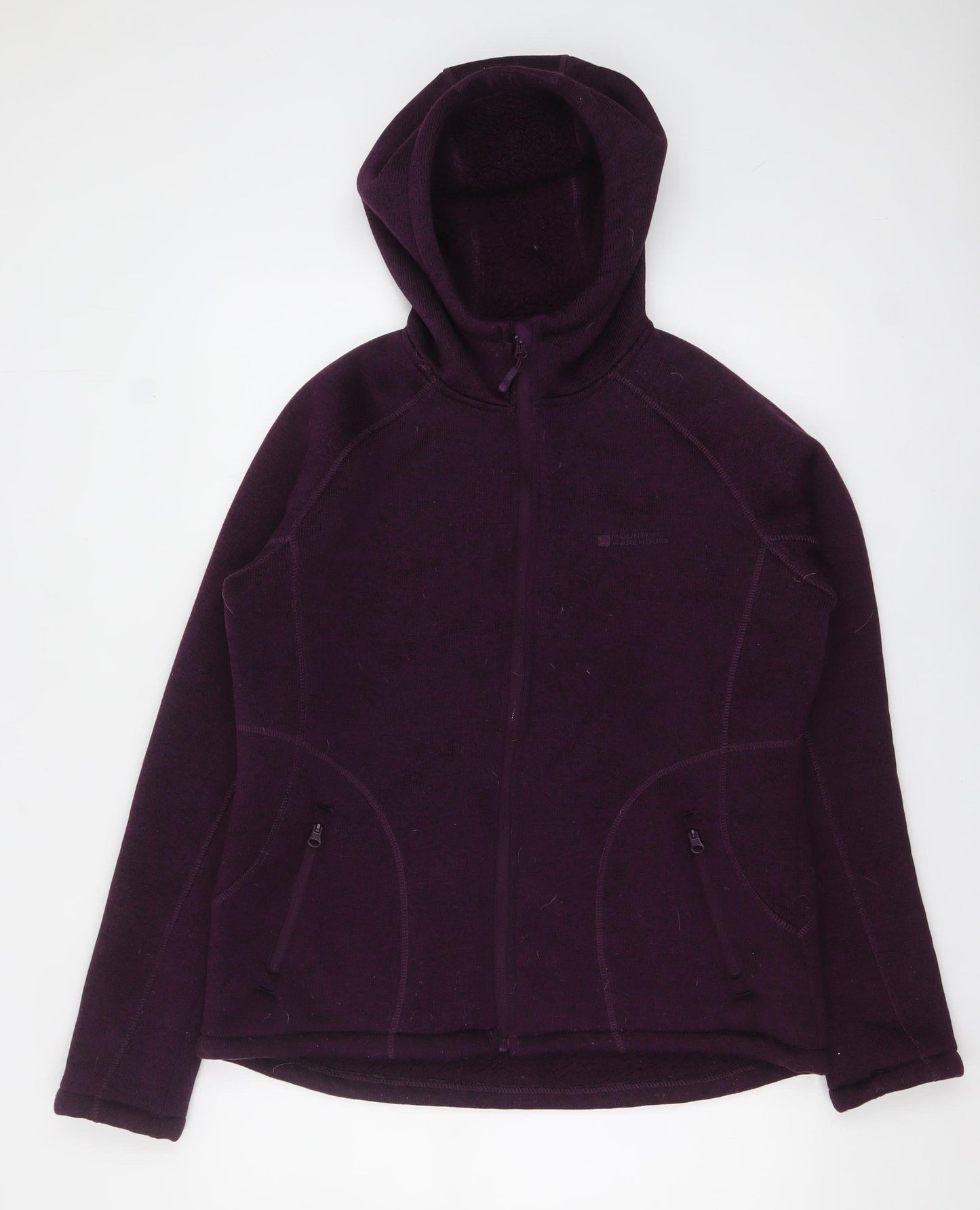 Womens UK Size 16 Mountain Warehouse Purple Full Zip Hoodie