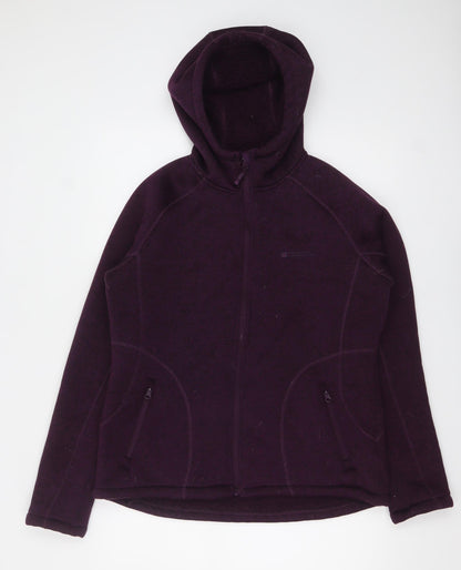Womens UK Size 16 Mountain Warehouse Purple Full Zip Hoodie