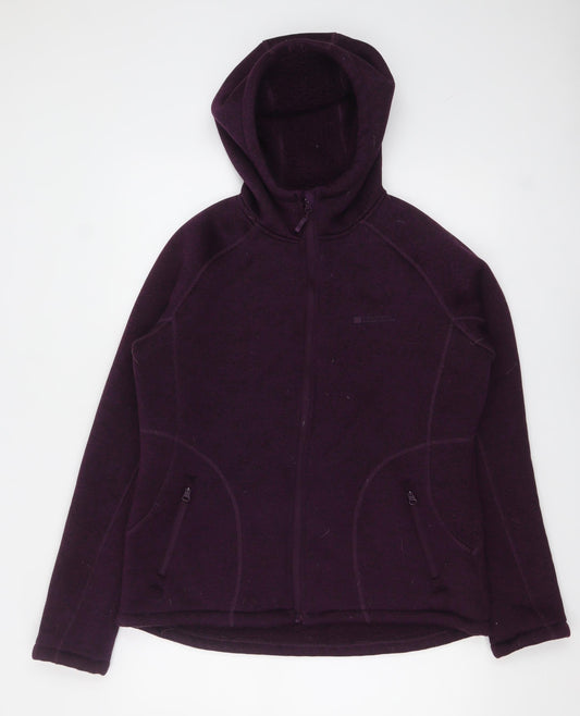 Womens UK Size 16 Mountain Warehouse Purple Full Zip Hoodie