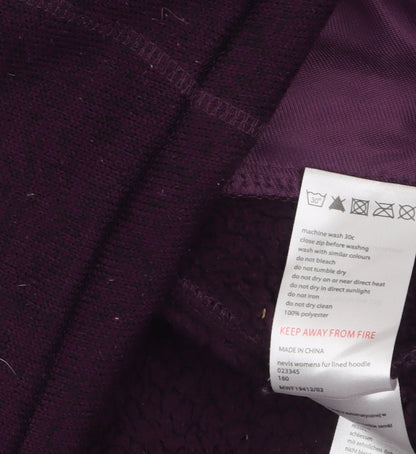 Womens UK Size 16 Mountain Warehouse Purple Full Zip Hoodie
