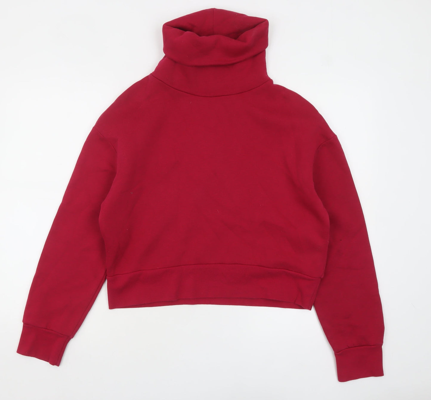 Womens UK Size S Zara Red Pullover Sweatshirt