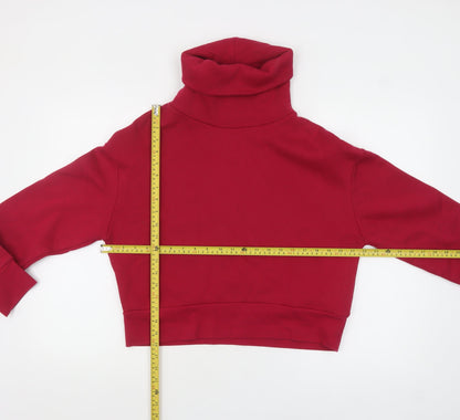 Womens UK Size S Zara Red Pullover Sweatshirt