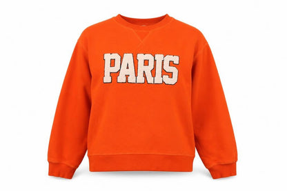 Womens UK Size S H&M Orange Pullover Sweatshirt