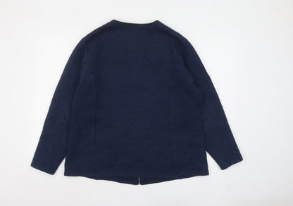 Womens UK Size 18 Tulchan Blue Quilted Coat