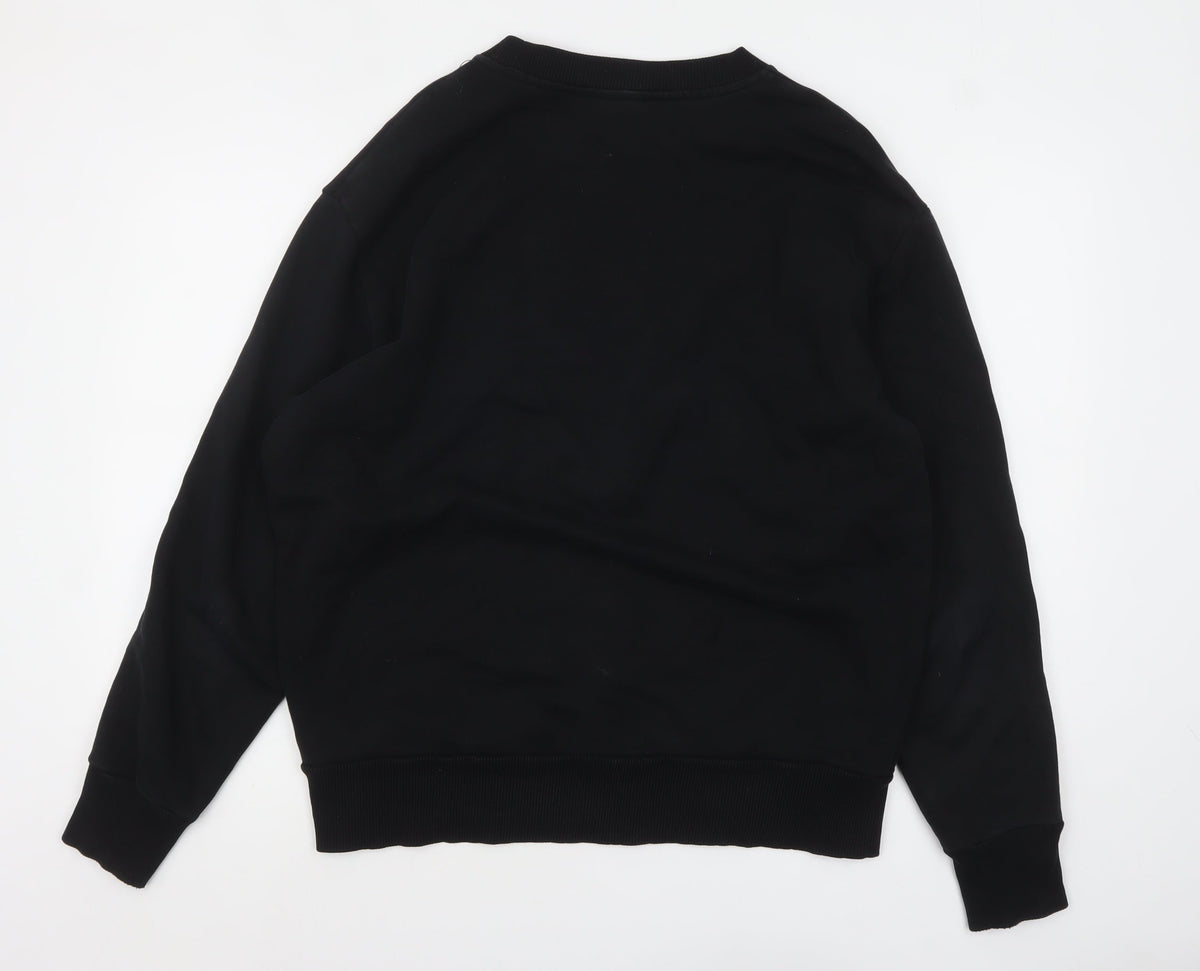 Mens UK Size M Diesel Black Pullover Sweatshirt