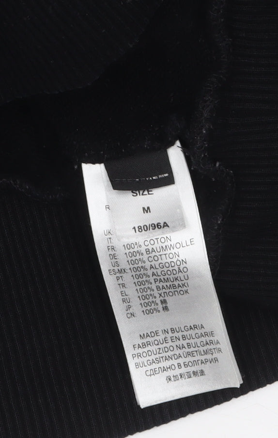 Mens UK Size M Diesel Black Pullover Sweatshirt