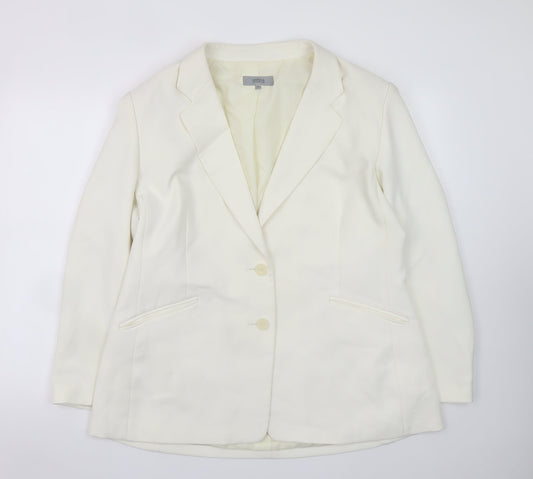 Marks and Spencer Women’s Ivory Blazer UK 20 Classic Formal Jacket