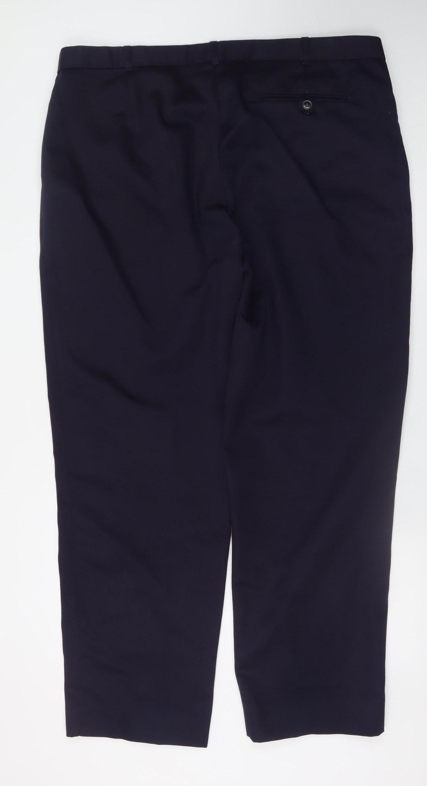 Mens UK Size 42 Churchill Workwear Regular Fit Workwear Blue Trousers