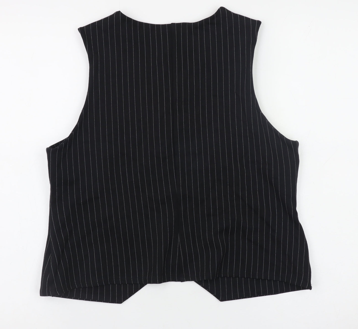 Womens UK Size 12 Dennis Day Collection Black Basic Blouse