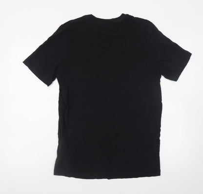 Adidas Men's Black Cotton Short Sleeve Crew Neck T-Shirt M