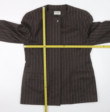 Womens UK Size 16 Planet Brown Blazer