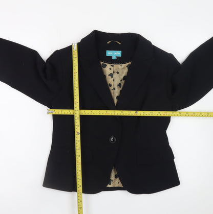 Marks and Spencer Women’s Black Petite 12 Blazer Jacket