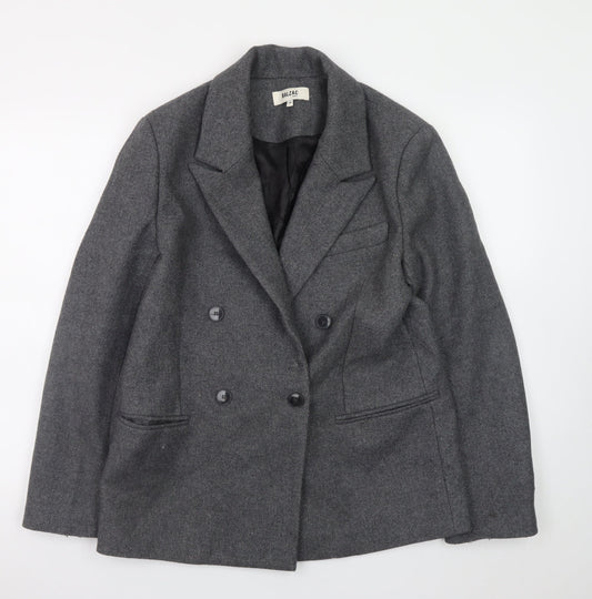 Balzac Paris Women’s Grey Wool Blazer Jacket Size 10