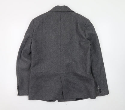 Balzac Paris Women’s Grey Wool Blazer Jacket Size 10