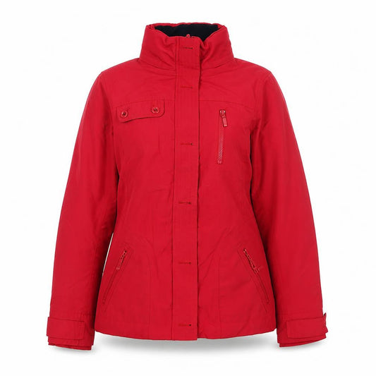 Womens UK Size 12 Maine New England Red Parka Coat