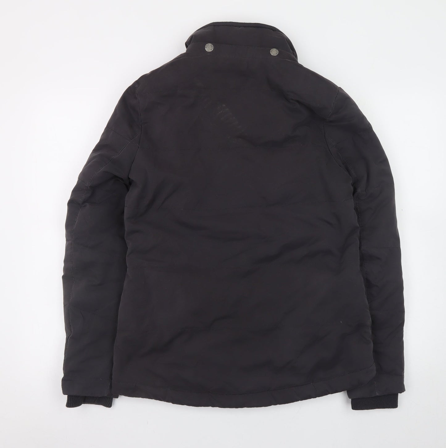 Womens UK Size 10 Fat Face Black Puffer Jacket