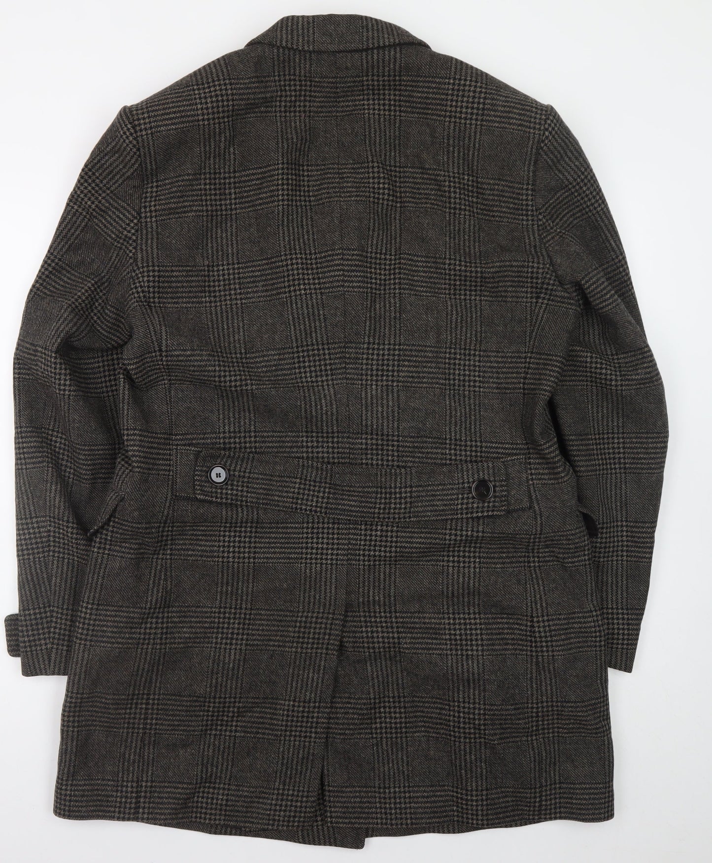 Mens UK Size 52 HUGO BOSS Grey Overcoat