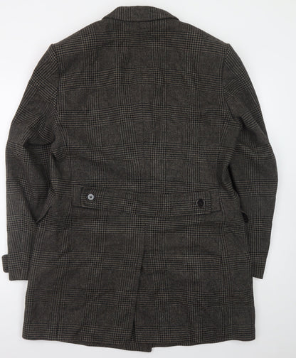 Mens UK Size 52 HUGO BOSS Grey Overcoat
